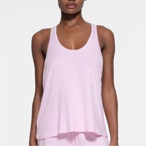 Skims Light Pink Racerback Tank Top